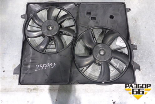 Вентилятор охлаждения радиатора (в сборе новый) (4805156) для Chevrolet Captiva с 2006-2011г (Каптива 1 до рестаилинг)