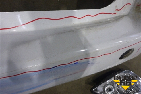 Бампер задний для Opel Zafira B с 2005-2012г (Зафира Б)