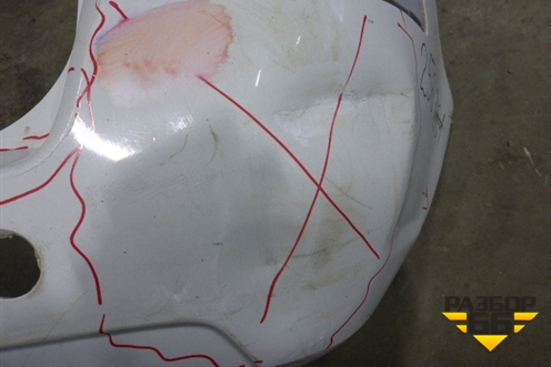 Бампер задний для Opel Zafira B с 2005-2012г (Зафира Б)