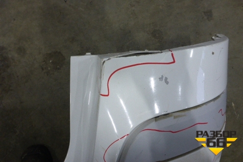 Бампер задний для Opel Zafira B с 2005-2012г (Зафира Б)