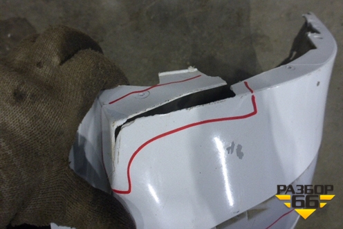 Бампер задний для Opel Zafira B с 2005-2012г (Зафира Б)