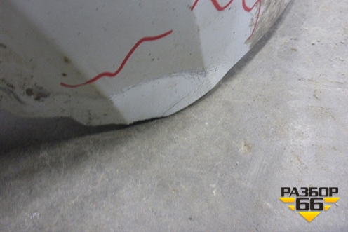 Бампер задний для Opel Zafira B с 2005-2012г (Зафира Б)