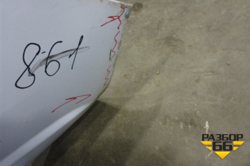 Бампер задний для Opel Zafira B с 2005-2012г (Зафира Б)