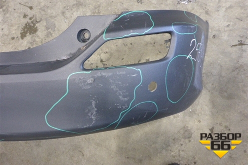 Бампер задний (до 2015г под парктроник) (5215942190) для Toyota Rav-4 с 2012-2019г (Рав 4)