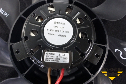 Вентилятор охлаждения радиатора (новый 9 лопастей) (3137230077) для Chevrolet Captiva с 2006-2011г (Каптива 1 до рестаилинг)