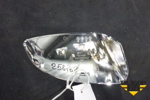 Накладка зеркала левого (новая хром) для Chevrolet Aveo (Т300) с 2011г (Авео Т300)