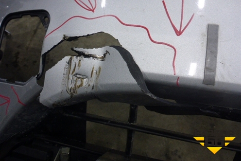 Бампер передний (с юбкой под омыватели) (620223KY0H) для Nissan Pathfinder (R52R) с 2012-2020г (Патфиндер)