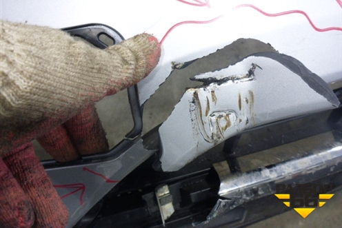 Бампер передний (с юбкой под омыватели) (620223KY0H) для Nissan Pathfinder (R52R) с 2012-2020г (Патфиндер)