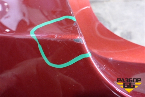 Бампер задний (5NU807421) для Volkswagen Tiguan с 2011-2016г (Тигуан)