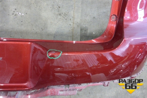 Бампер задний (5NU807421) для Volkswagen Tiguan с 2011-2016г (Тигуан)