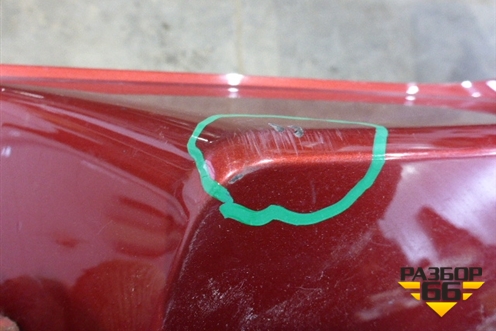 Бампер задний (5NU807421) для Volkswagen Tiguan с 2011-2016г (Тигуан)