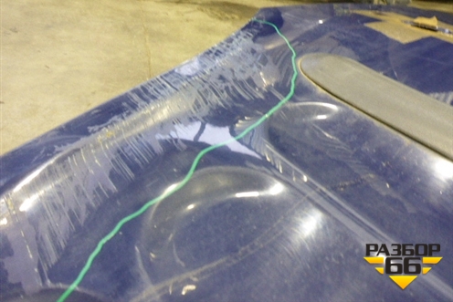 Дверь сдвижная (правая высокая крыша) для Ford Transit Connect c 2002г (Транзит Коннект)