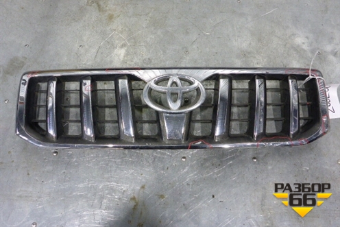 Решетка радиатора (светлый хром) (5311160500) для Toyota Land Cruiser Prado(120) с 2002-2009г (Ленд Крузер Прадо)