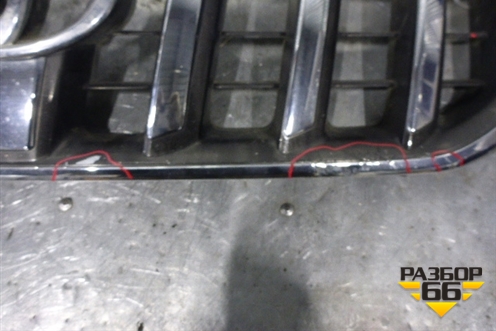 Решетка радиатора (светлый хром) (5311160500) для Toyota Land Cruiser Prado(120) с 2002-2009г (Ленд Крузер Прадо)