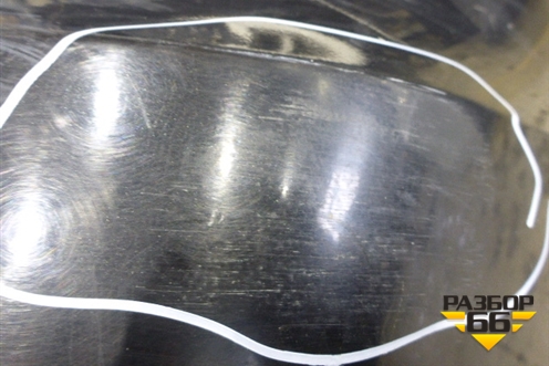 Бампер задний (до 2010г под парктроник) (A2048850238) для Mercedes Benz C-Klass W204 с 2007-2014г (Ц)