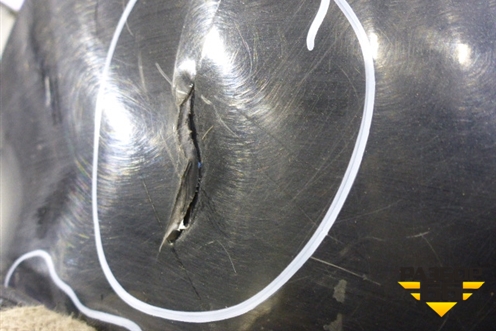 Бампер задний (до 2010г под парктроник) (A2048850238) для Mercedes Benz C-Klass W204 с 2007-2014г (Ц)