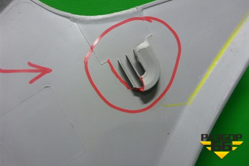 Обшивка стойки задняя верхняя правая (седан) (93370326) для Opel Astra H с 2004-2015г (Астра Аш)