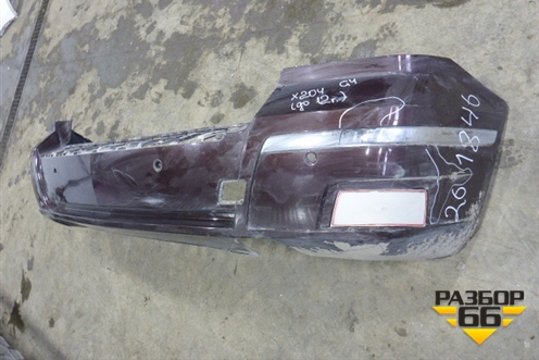 Бампер задний (до 2012г под парктроник) (A2048851525) для Mercedes Benz GLK-Klass X204 с 2008г (ГЛК)