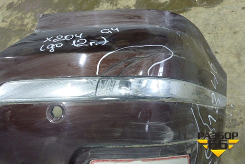 Бампер задний (до 2012г под парктроник) (A2048851525) для Mercedes Benz GLK-Klass X204 с 2008г (ГЛК)