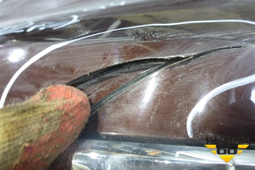 Бампер задний (до 2012г под парктроник) (A2048851525) для Mercedes Benz GLK-Klass X204 с 2008г (ГЛК)