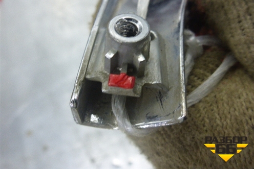 Накладка переднего бампера (верхняя хром) для Mitsubishi ASX с 2010г (АСХ)