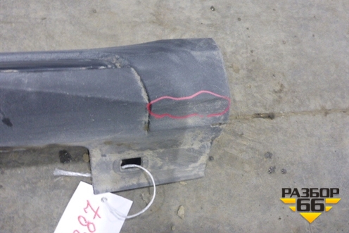 Накладка на порог наружная правая (AMG) (A1566980854) для Mercedes Benz GLA-Klass X156 с 2014г (ГЛА)