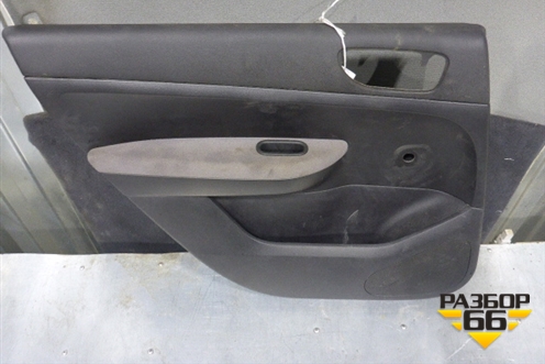 Обшивка двери задней левой под механику (хетчбэк) (96373556) для Peugeot 307 с 2001-2007г