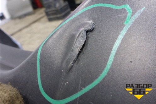 Бампер задний (85022JU14H) для Nissan X-Trail (Т31) с 2007-2014г (Хтраил)