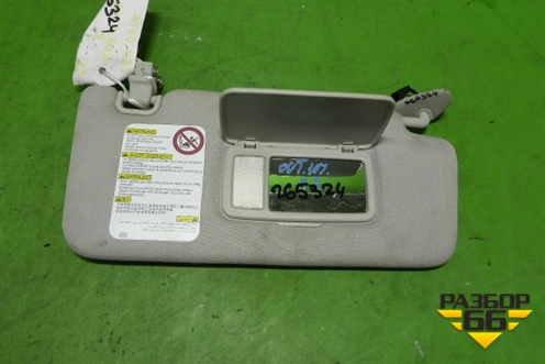 Козырёк солнцезащитный правый для Subaru Legacy Outback (B14) с 2009-2014г (Легаси Аутбек)