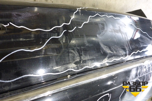 Бампер задний (под парктроник с юбкой) для Audi A8 с 2009-2017г (А8)