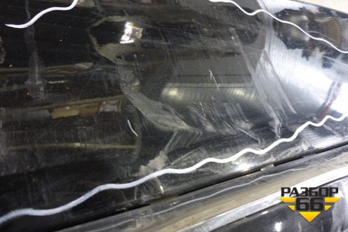 Бампер задний (под парктроник с юбкой) для Audi A8 с 2009-2017г (А8)