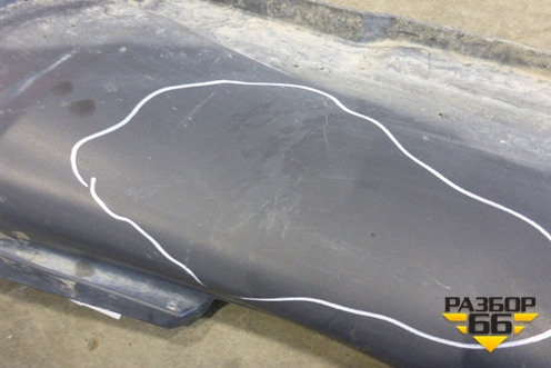 Накладка на порог наружная правая (5ти дверный кузов) (7405A090) для Mitsubishi Pajero/Montero с 2007г (Паджеро 4/Монтеро)