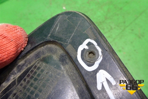 Накладка двери задней левой (уголок) для Chery M-11 с 2010-2015г (М11)