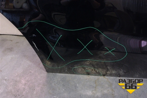 Дверь задняя правая (A1667300205) для Mercedes Benz ML-Klass W166 c 2011г (МЛ)