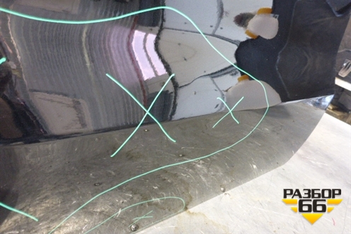 Дверь задняя правая (A1667300205) для Mercedes Benz ML-Klass W166 c 2011г (МЛ)