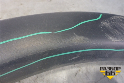 Накладка заднего бампера правая (7407A318) для Mitsubishi Outlander с 2012-2024г (Аутлендер)