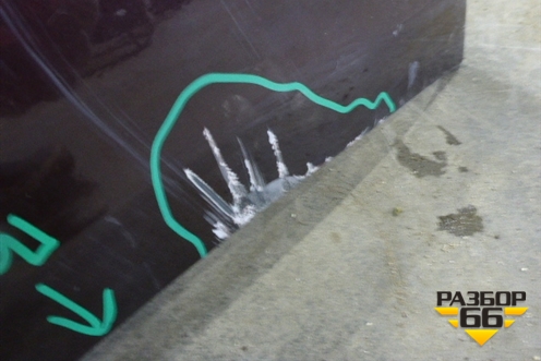 Бампер задний (после 2012г под парктроник) (A2048855638) для Mercedes Benz GLK-Klass X204 с 2008г (ГЛК)