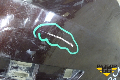 Бампер задний (после 2012г под парктроник) (A2048855638) для Mercedes Benz GLK-Klass X204 с 2008г (ГЛК)