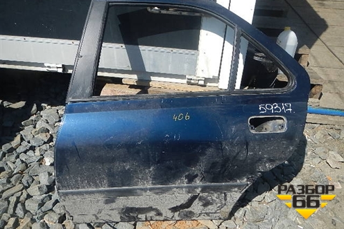 Дверь задняя левая (седан) (9006A9) для Peugeot 406 с 1999-2004г