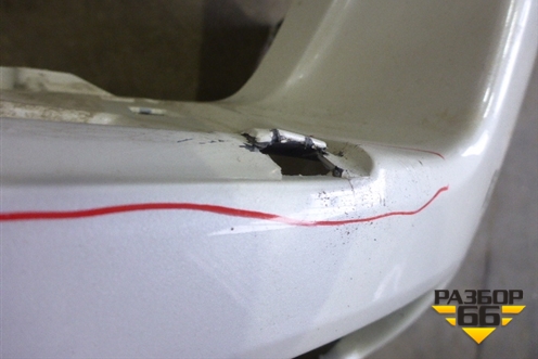 Бампер задний (до 2017г под парктроник) (5215960500) для Toyota Land Cruiser Prado(150) с 2009г (Ленд Крузер Прадо)