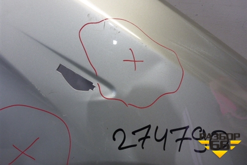 Крыло переднее правое (41357267324) для BMW X3 F25 с 2010-2017г (Х3 Ф25)