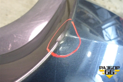 Бампер задний (после 2013г седан под парктроник) (51127331596) для BMW 5-серия F10/F11 с 2009-2016г