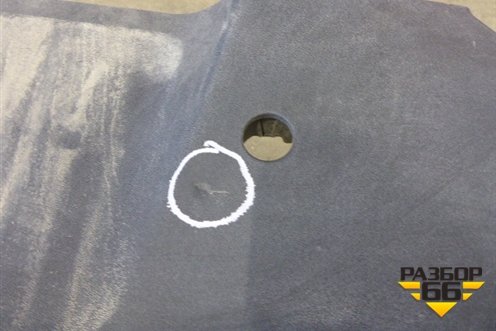 Бампер задний нижняя часть (под парктроник) (31223107) для Volvo V40 Cross Country с 2012г (М40 Кросс Кантри)