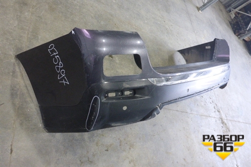 Бампер задний (под парктроник без накладки) (5215948170) для Toyota Highlander с 2007-2013г (Хайлендер)