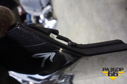 Бампер задний (под парктроник без накладки) (5215948170) для Toyota Highlander с 2007-2013г (Хайлендер)