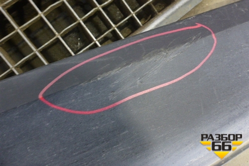 Накладка на порог наружная правая (51777176234) для BMW X6 E71 с 2008-2014г (Х6 Е71)