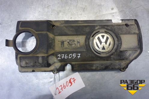 Накладка декоративная на двигатель (03C103925AM) для Volkswagen Golf V Plus с 2005-2014г (Гольф 5 Плюс)