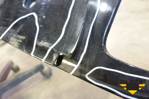 Бампер задний (верхняя часть после 2012г под парктроник) для Kia Sorento II с 2009-2021г (Соренто 2)