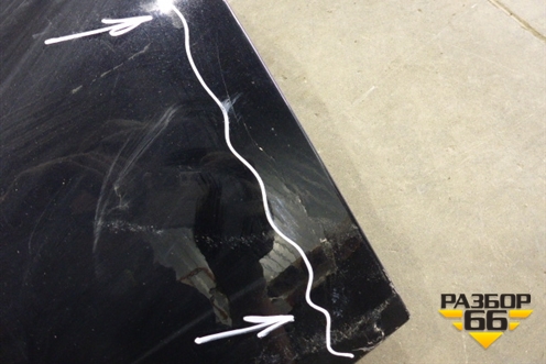 Дверь багажника без стекла верхняя (39983987) для Volvo XC90 с 2002-2015г (ХС90)