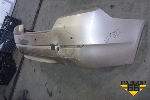 Бампер задний (до 2013г седан под парктроник и две трубы) (15857711) для BMW 5-серия F10/F11 с 2009-2016г